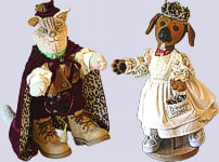 Romeo & Ginger Custom Made Dolls that resemble your pets, by Oasis Originals