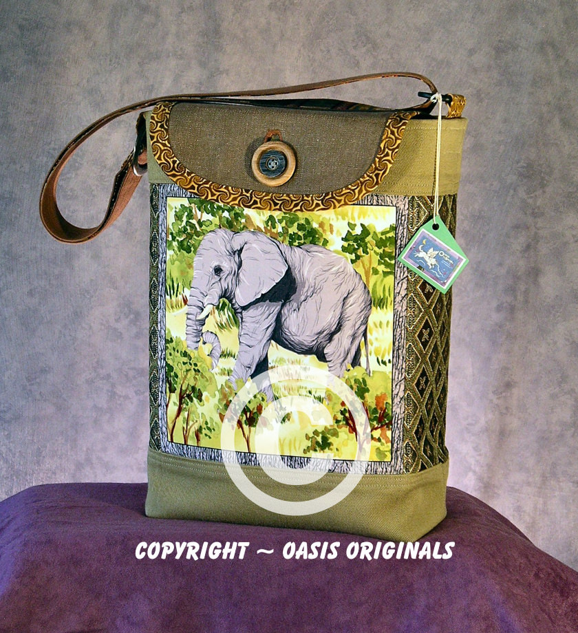 Custom made Tote bag Elephant
