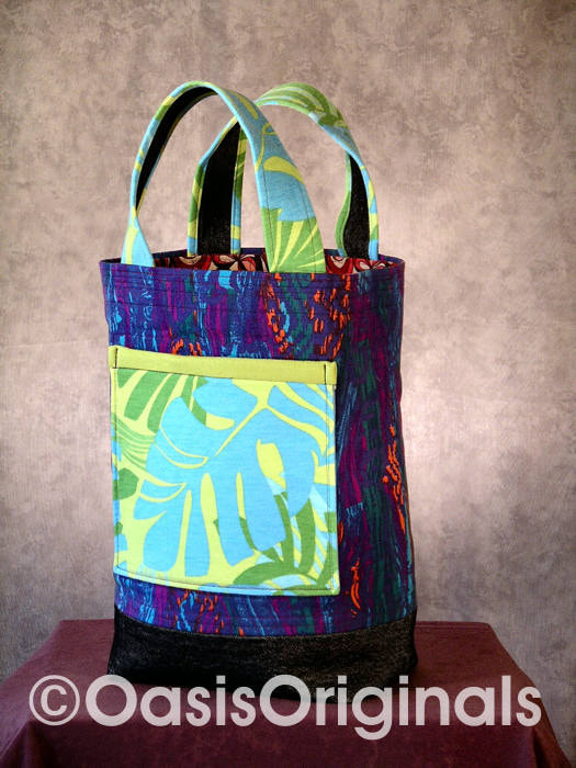 recycled fabric tote bag